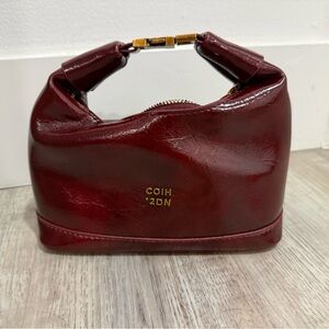 Burgundy Leather Women's Bag